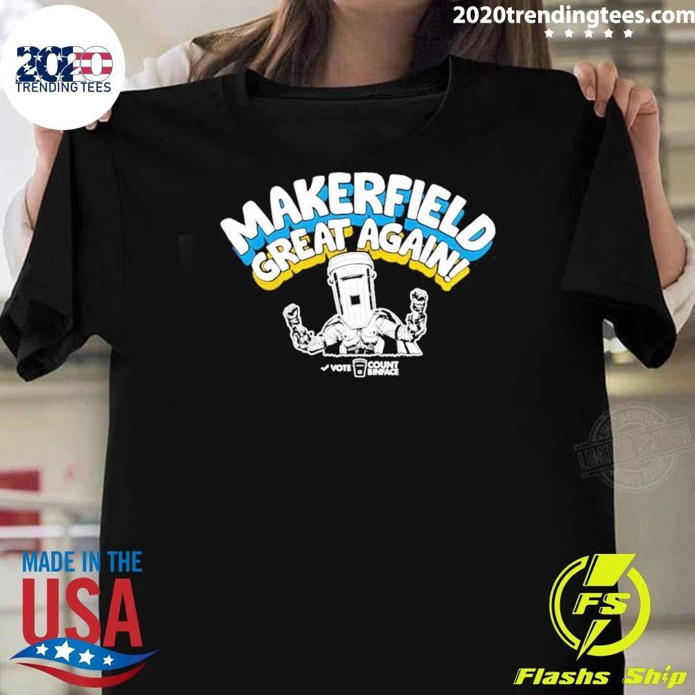 Binface Clacton Makerfield Great Again 2026 political shirt