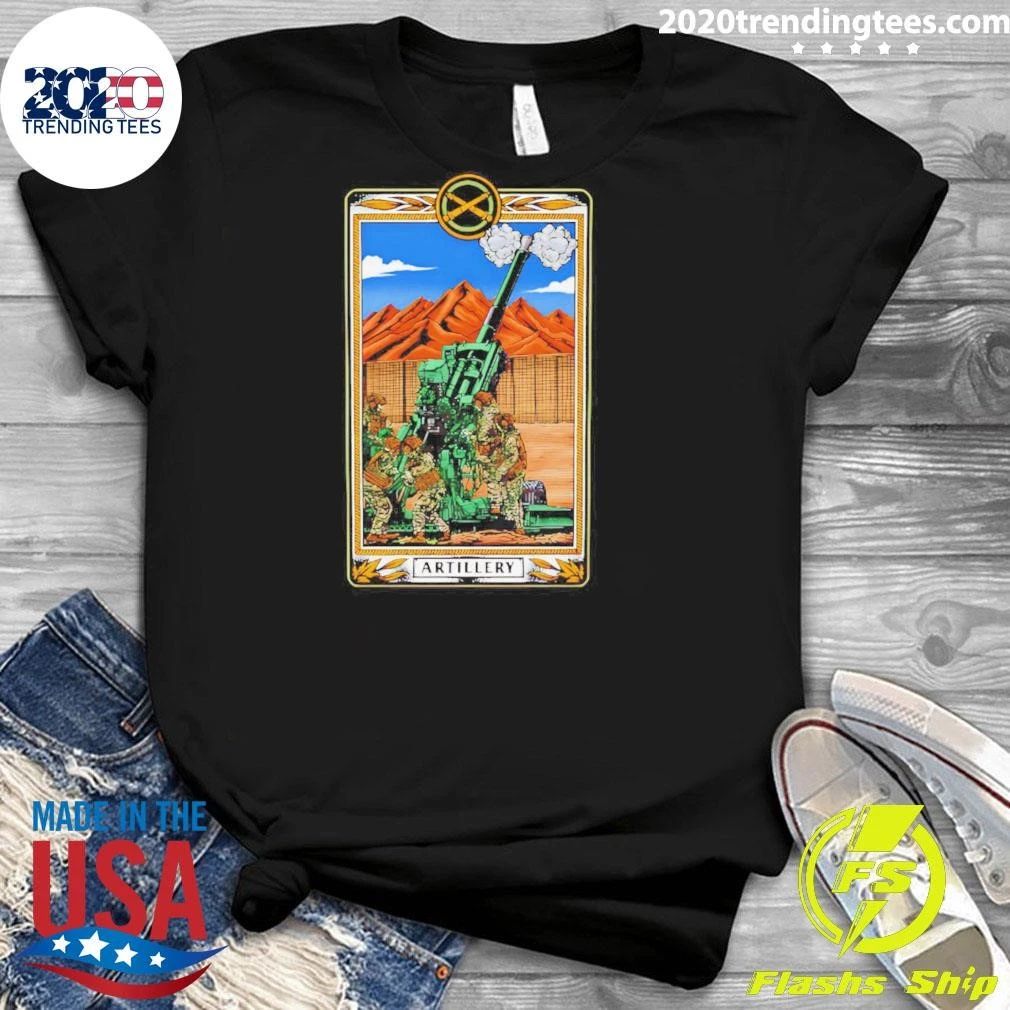Artillery Cannon Military Soldiers Army Shirt