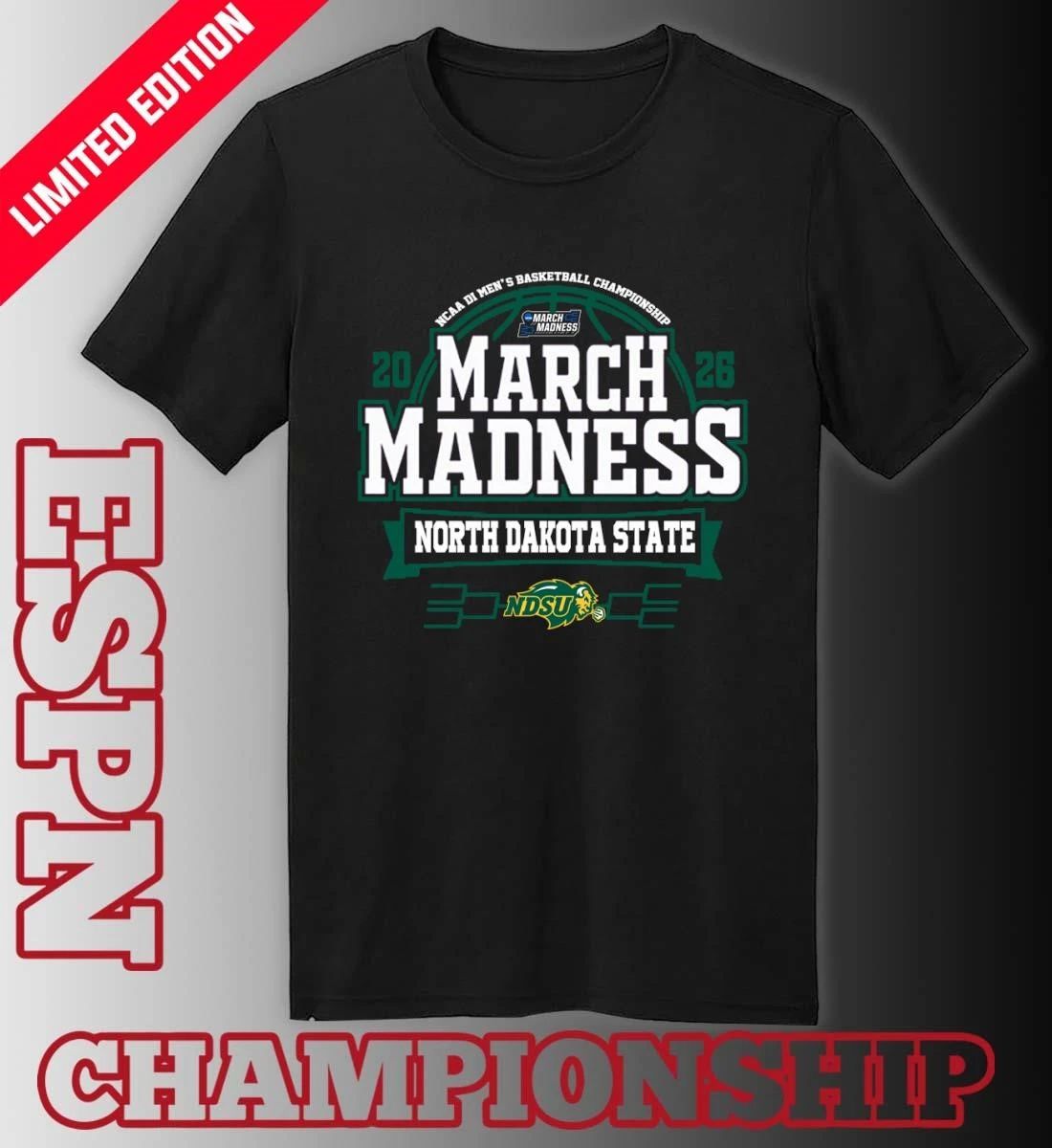 North Dakota State Jackrabbits March Madness 2026 NCAA DI Men’s Basketball Tournament T-Shirt