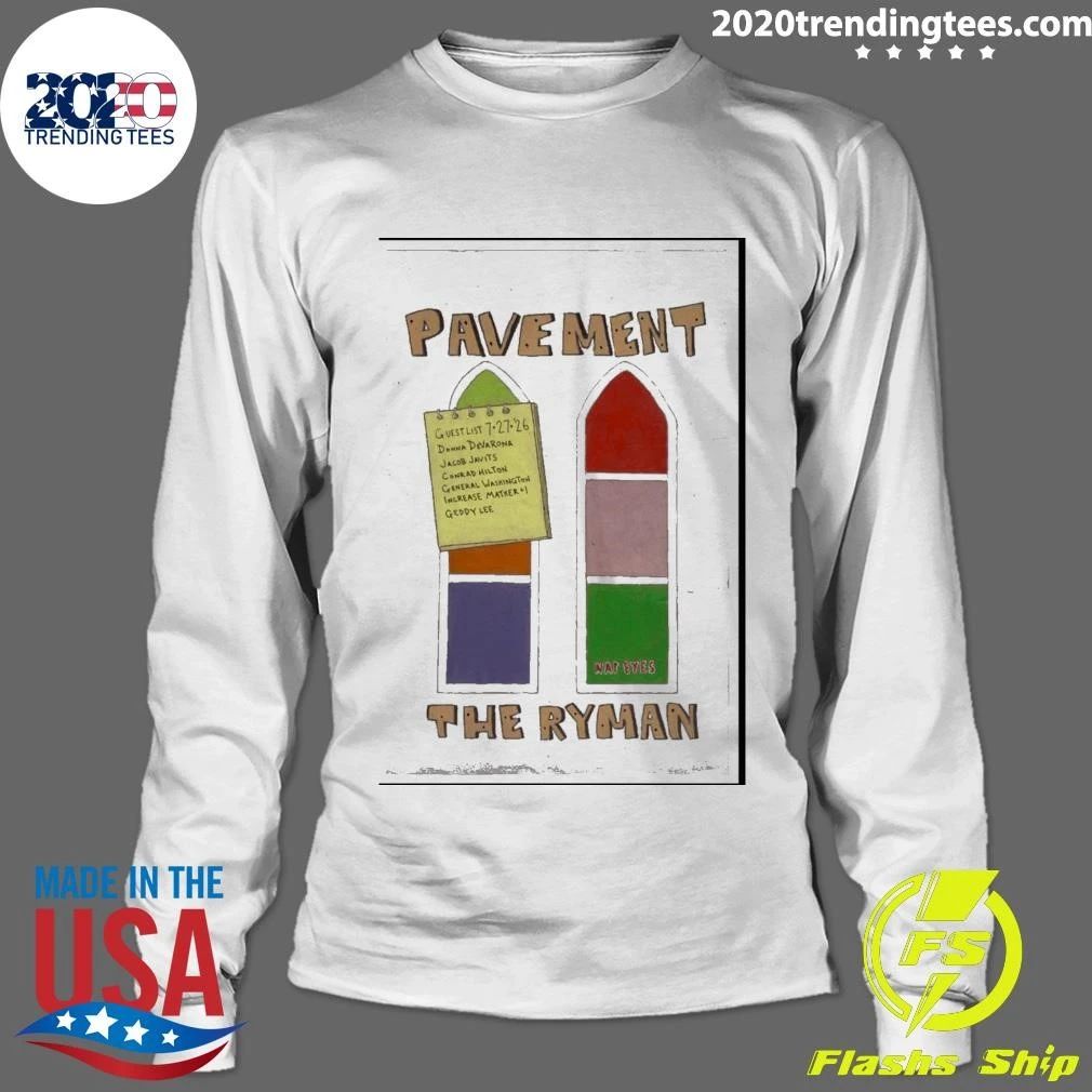 Pavement Nashville 2026 Shirt
