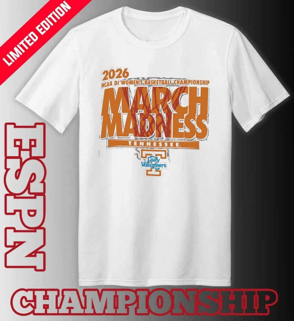 Tennessee Women’s Basketball Single Team 2026 NCAA March Madness Shirt