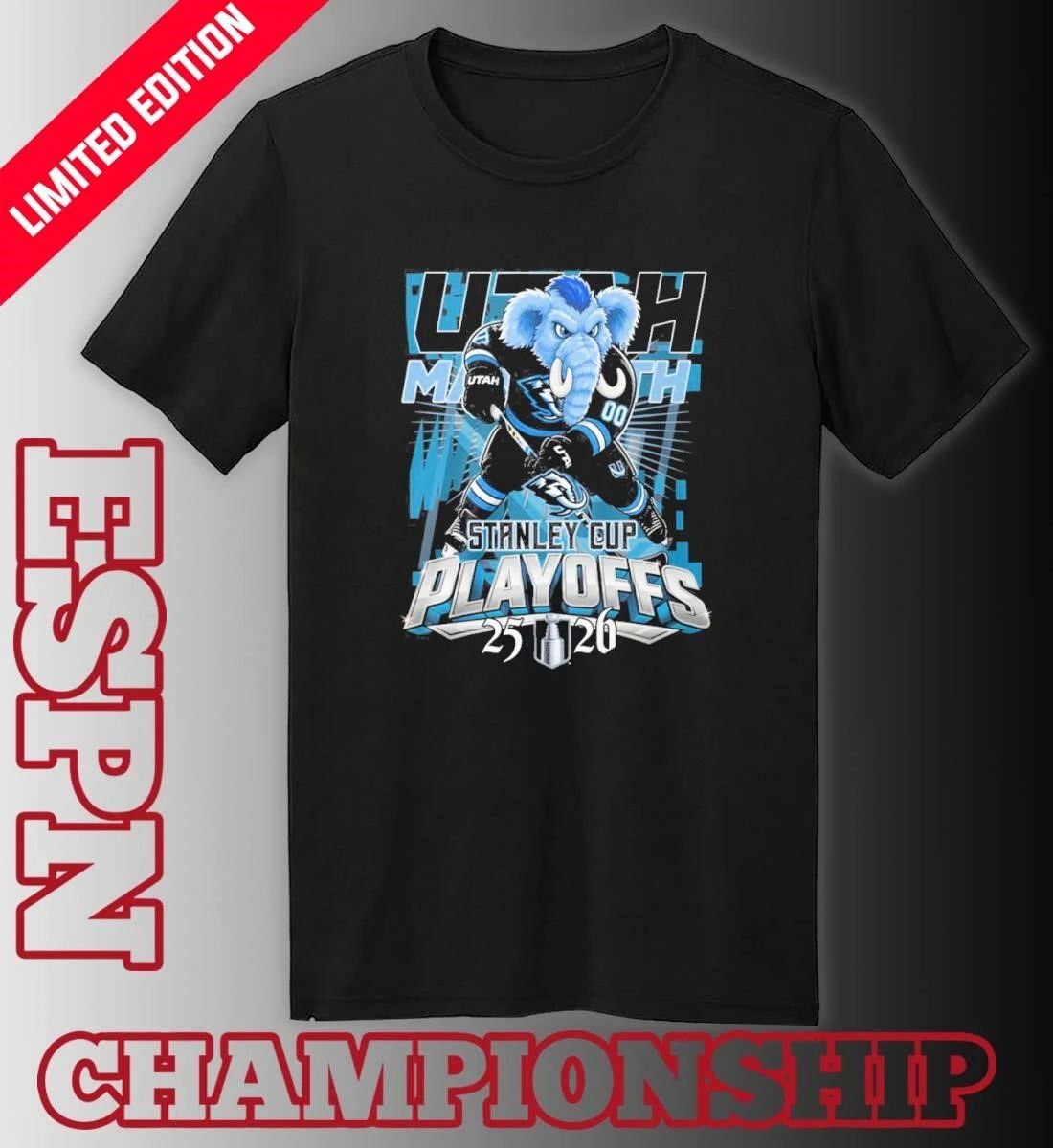 Utah Mammoth Mascot 2026 Stanley Cup Playoffs Shirt