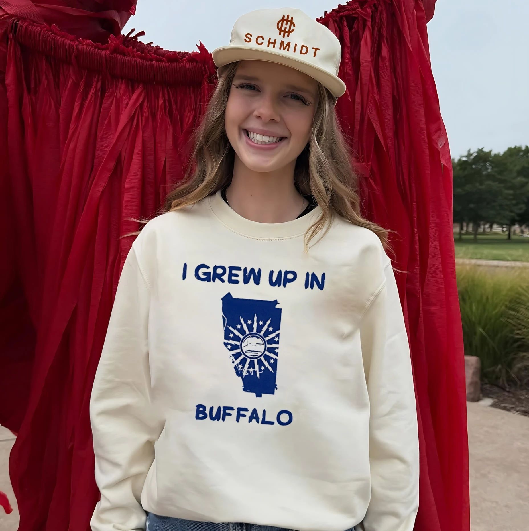 I grew up in Buffalo map shirt