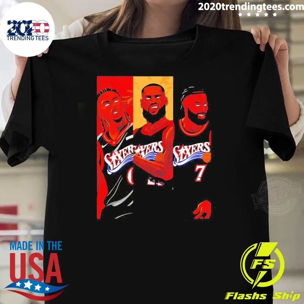 Philadelphia 76ers Players Nba Basketball Shirt
