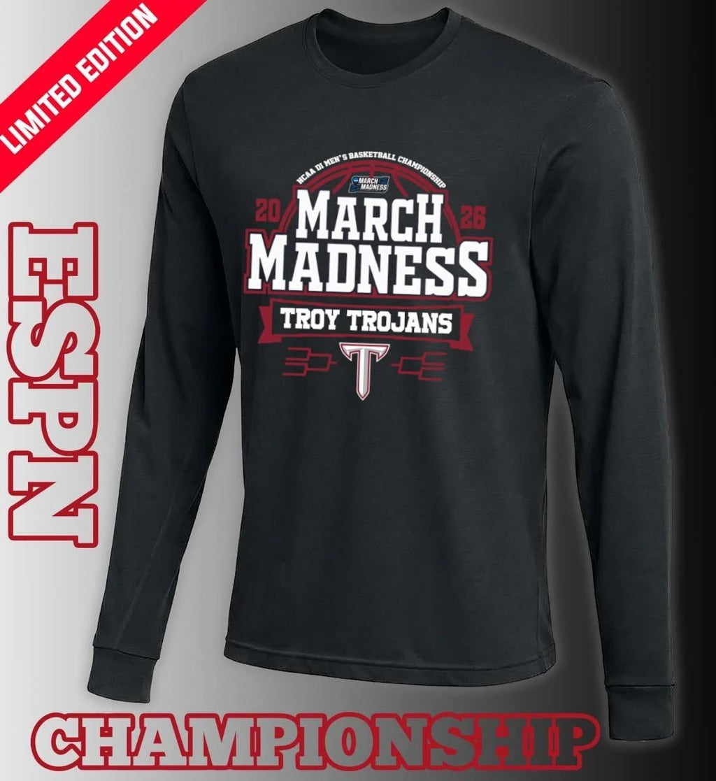 Troy Trojans Tigers March Madness 2026 NCAA DI Men’s Basketball Tournament T-Shirt