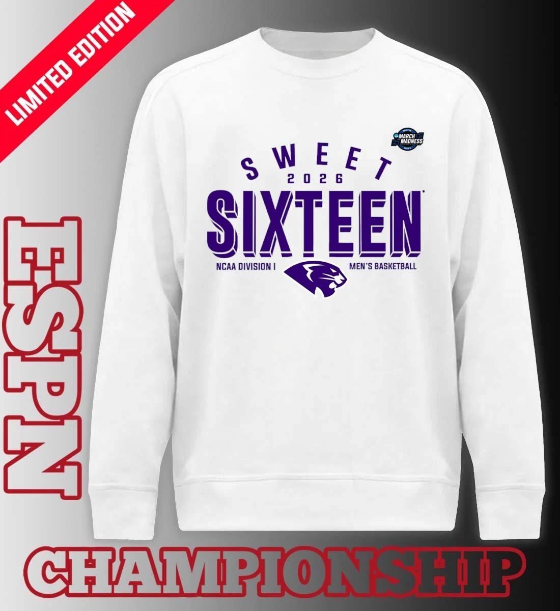Sweet 16 High Point Panthers 2026 NCAA Men’s Basketball T-Shirt