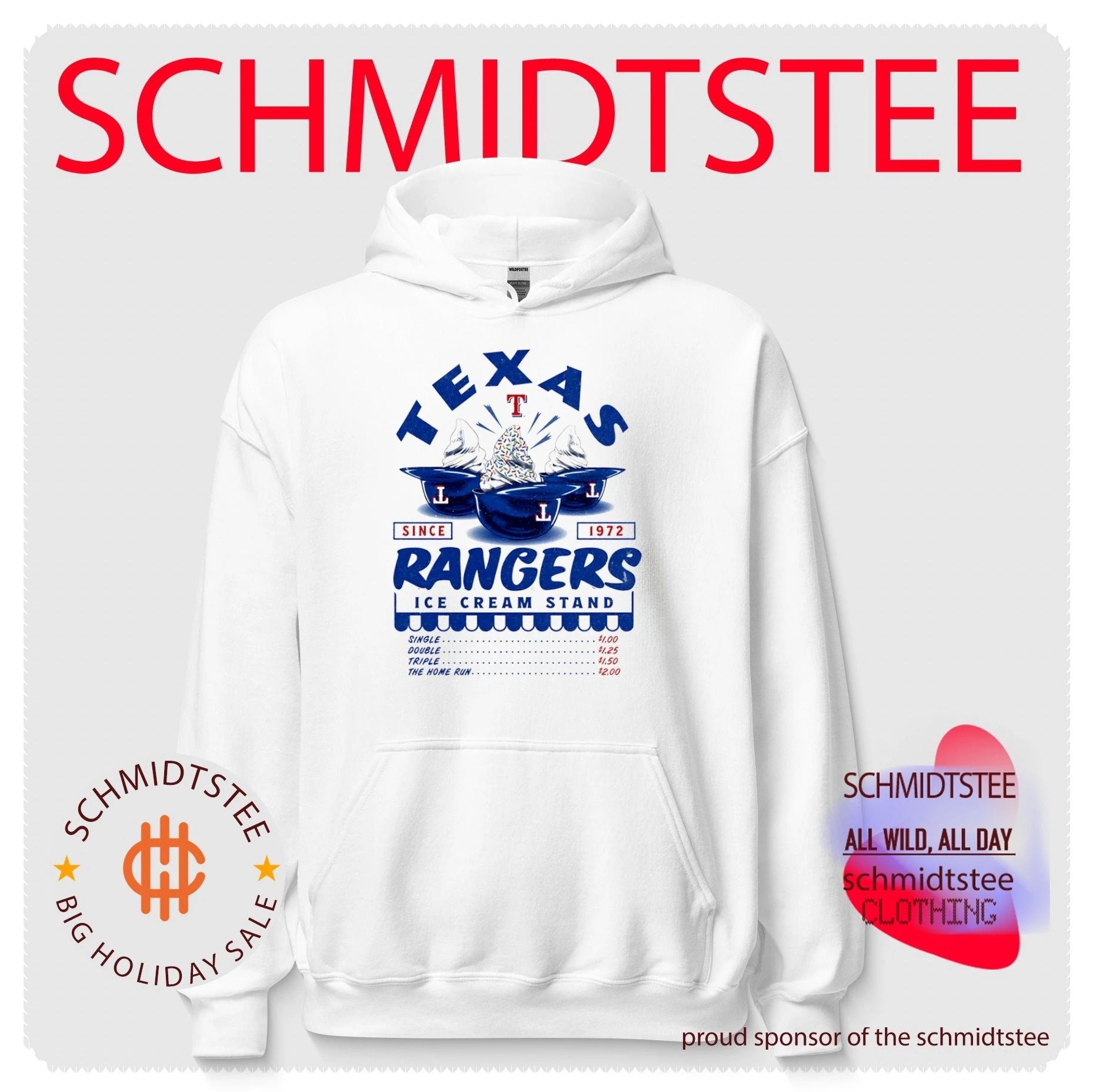 Texas Rangers Ice Cream Stand shirt