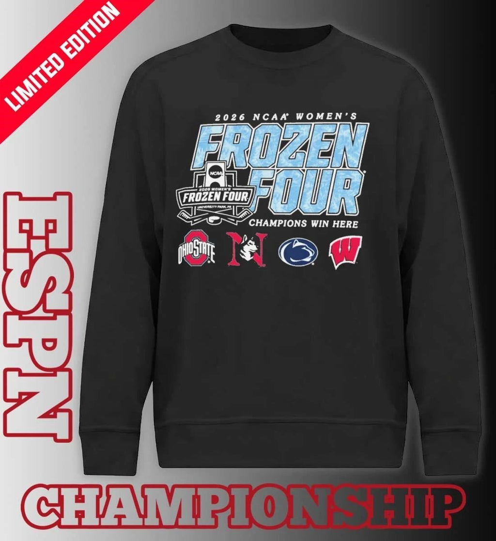 2026 National Collegiate Women’s Ice Hockey Championship – Frozen Four T-Shirt