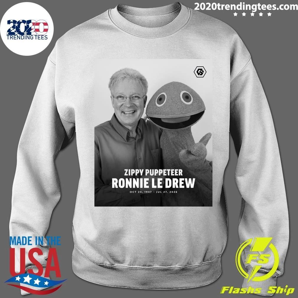 Zippy Puppeteer Ronnie Le Drew October 23, 1947 July 27, 2026 Shirt