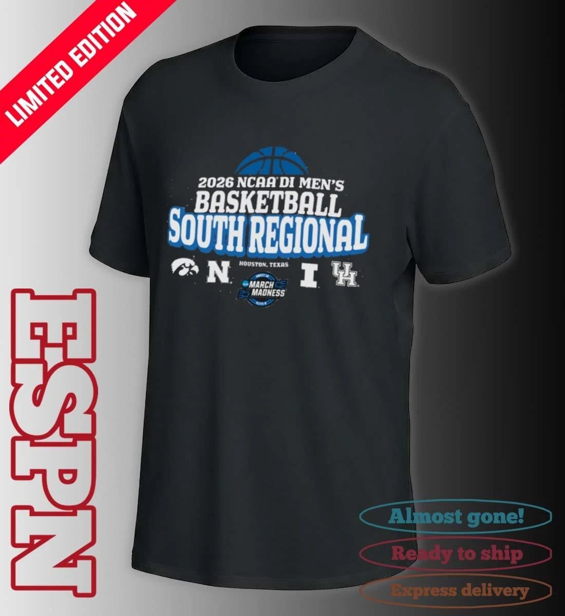 2026 NCAA DI Men’s Basketball Tournament Sweet Sixteen – Houston, TX Shirt