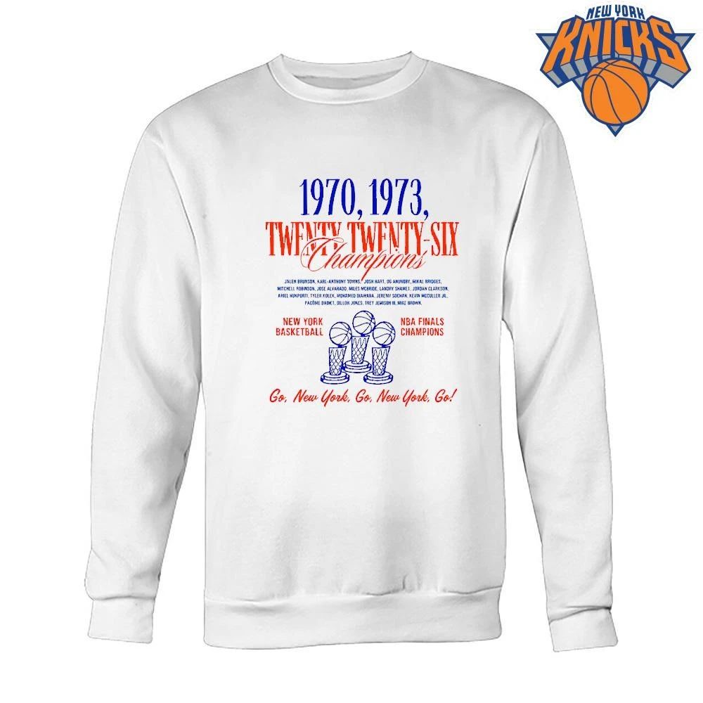2026 Knicks NBA Finals Champions Fan Celebration Shirt