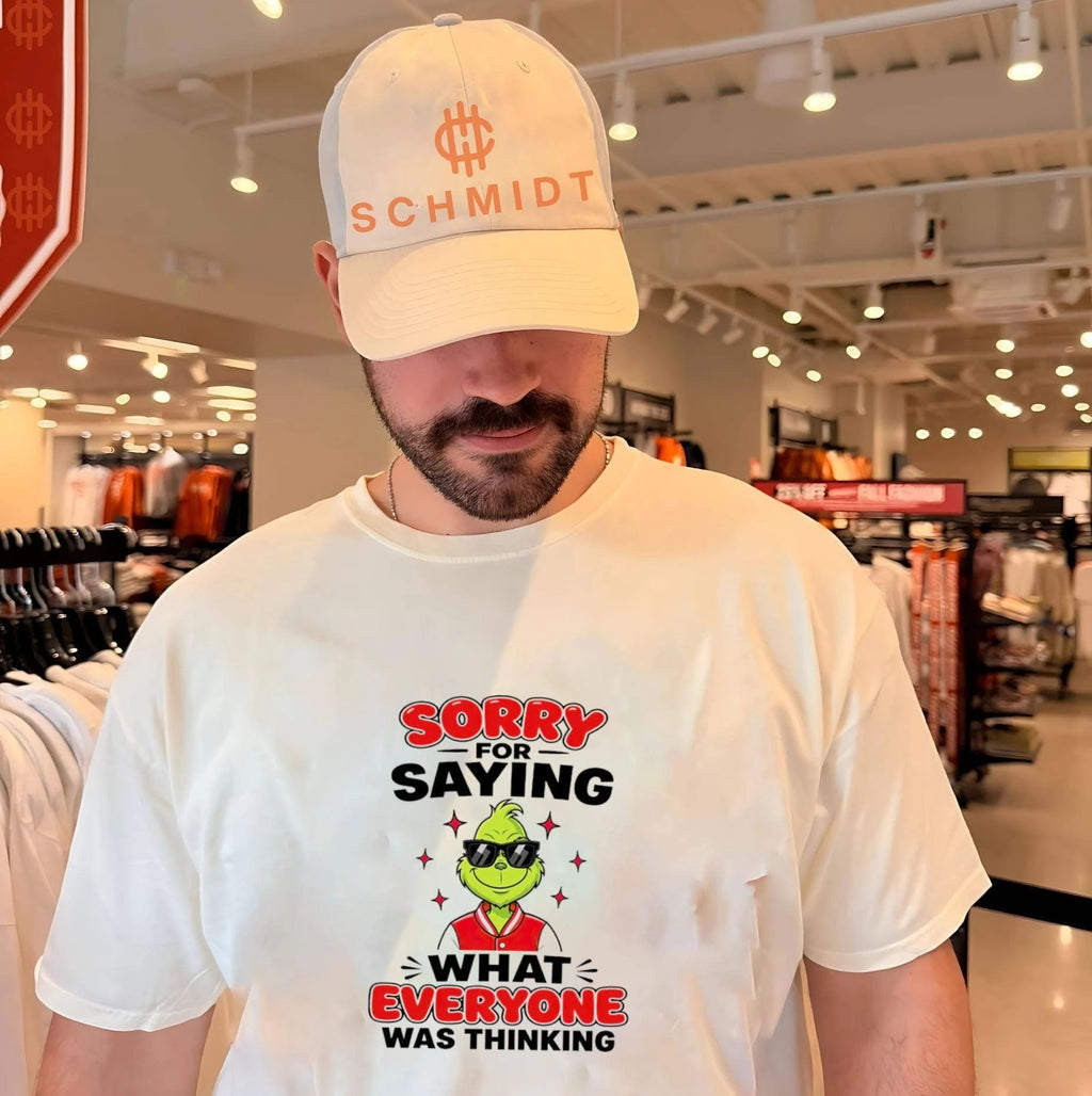 Sorry for Saying What Everyone Was Thinking Grinch shirt