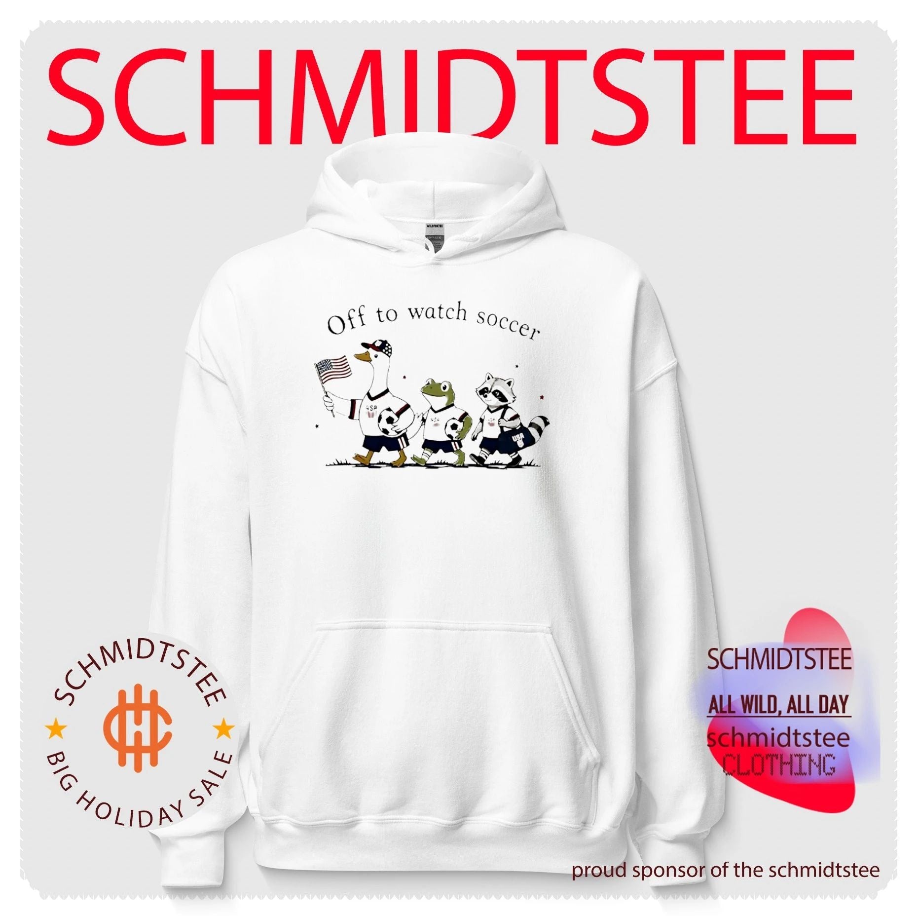 Off to Watch Soccer with USA Animal Friends World Cup 2026 shirt