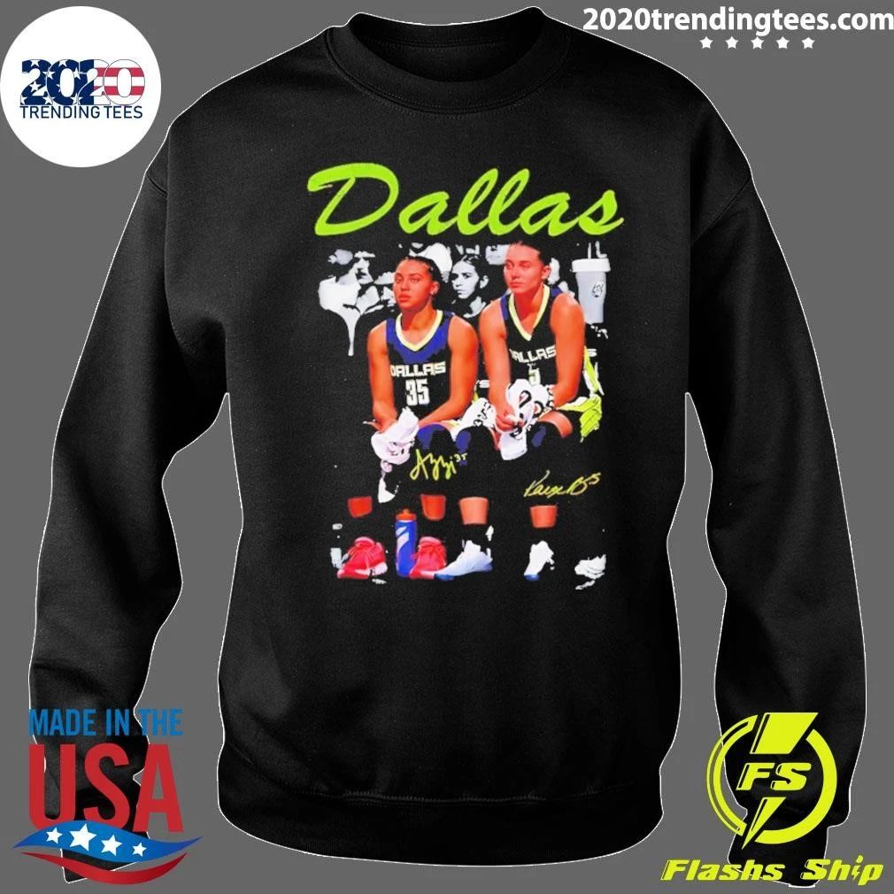 Azzi Fudd And Paige Bueckers Dallas Wings Women’s Basketball Game Day 2026 Signatures Shirt