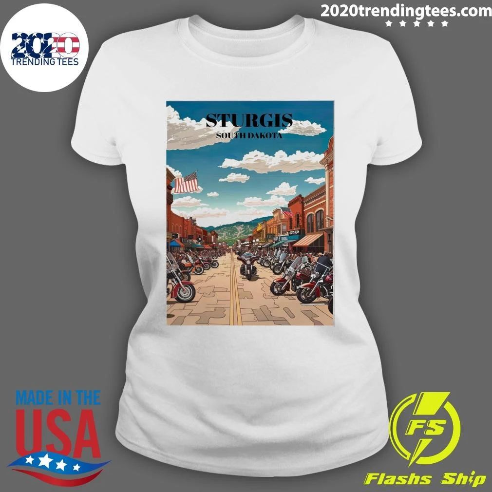 Sturgis South Dakota Bike Week Vintage Motorcycle Rally Shirt