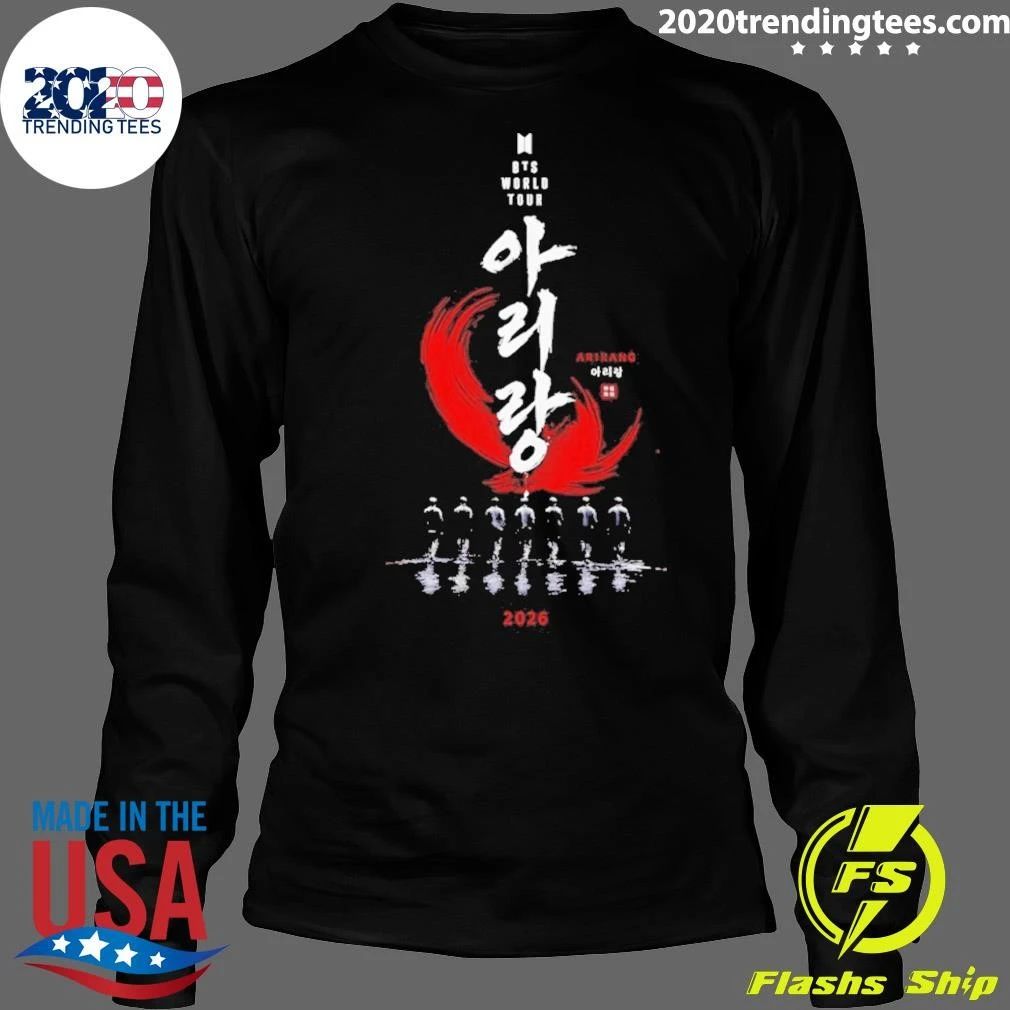 Bts Arirang Korea World Tour 2026 Shirt