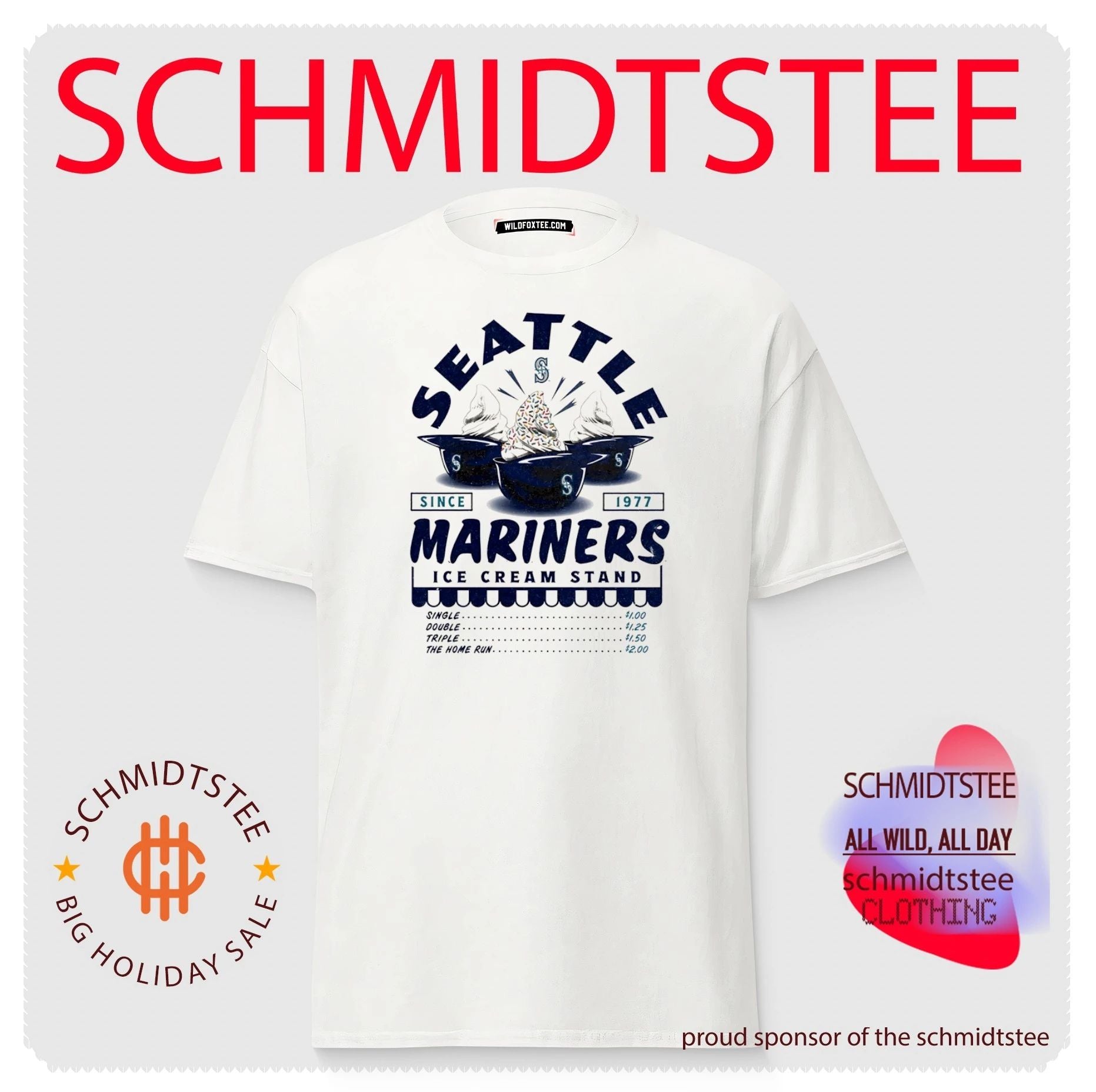 Seattle Mariners Ice Cream Stand shirt