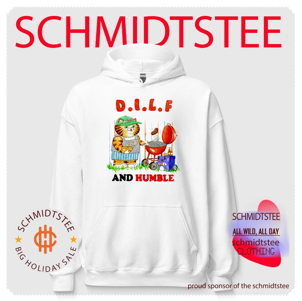 Dilf and Humble Cat Grilling with Kirkland Signature Hat shirt