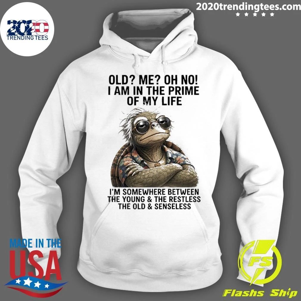 Turtle Old Me Oh No I Am In The Prime Of My Life I’m Somewhere Between The Young And The Restless Shirt