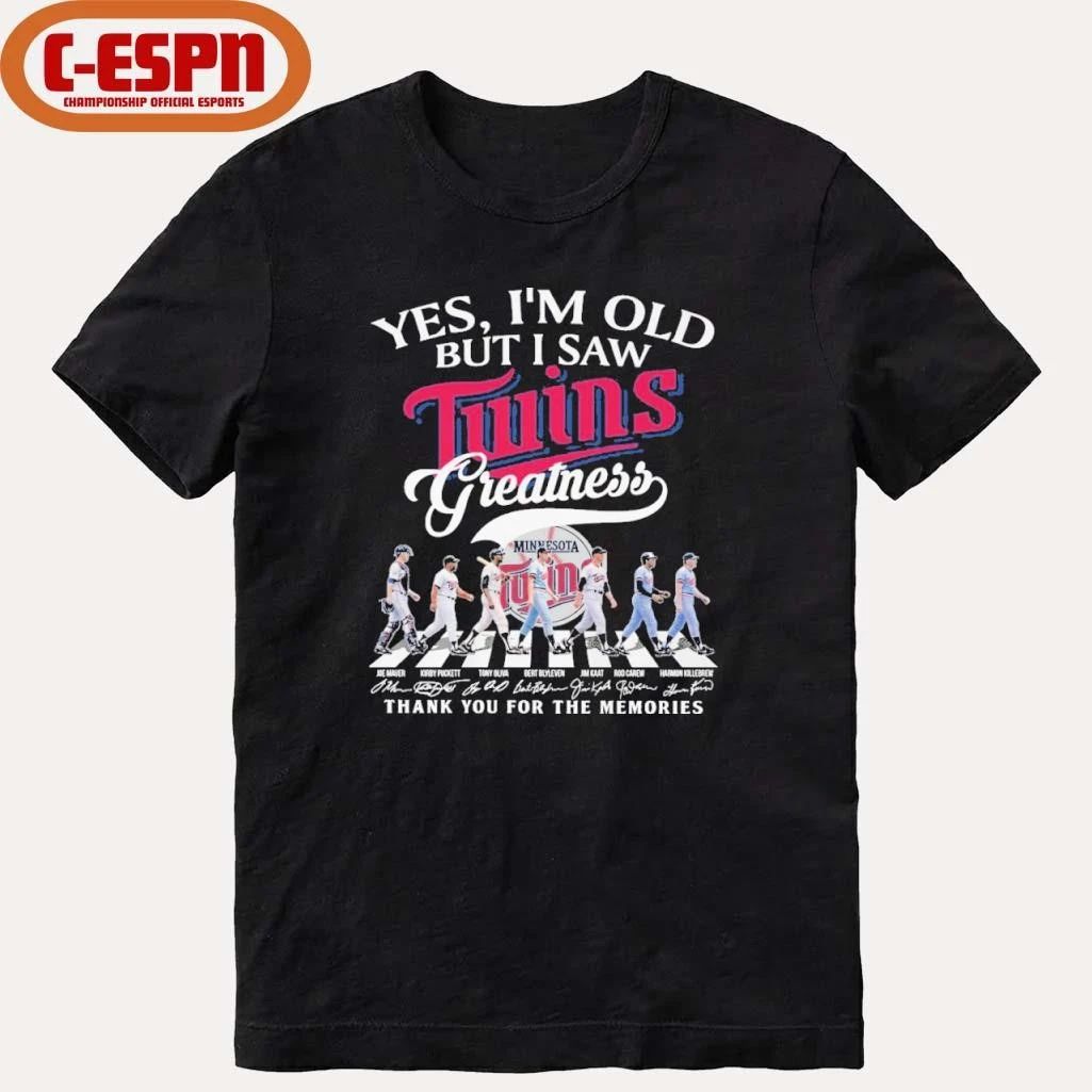 Yes, I’m Old But I Saw Minnesota Twins Abbey Road Legends Greatness T-Shirt