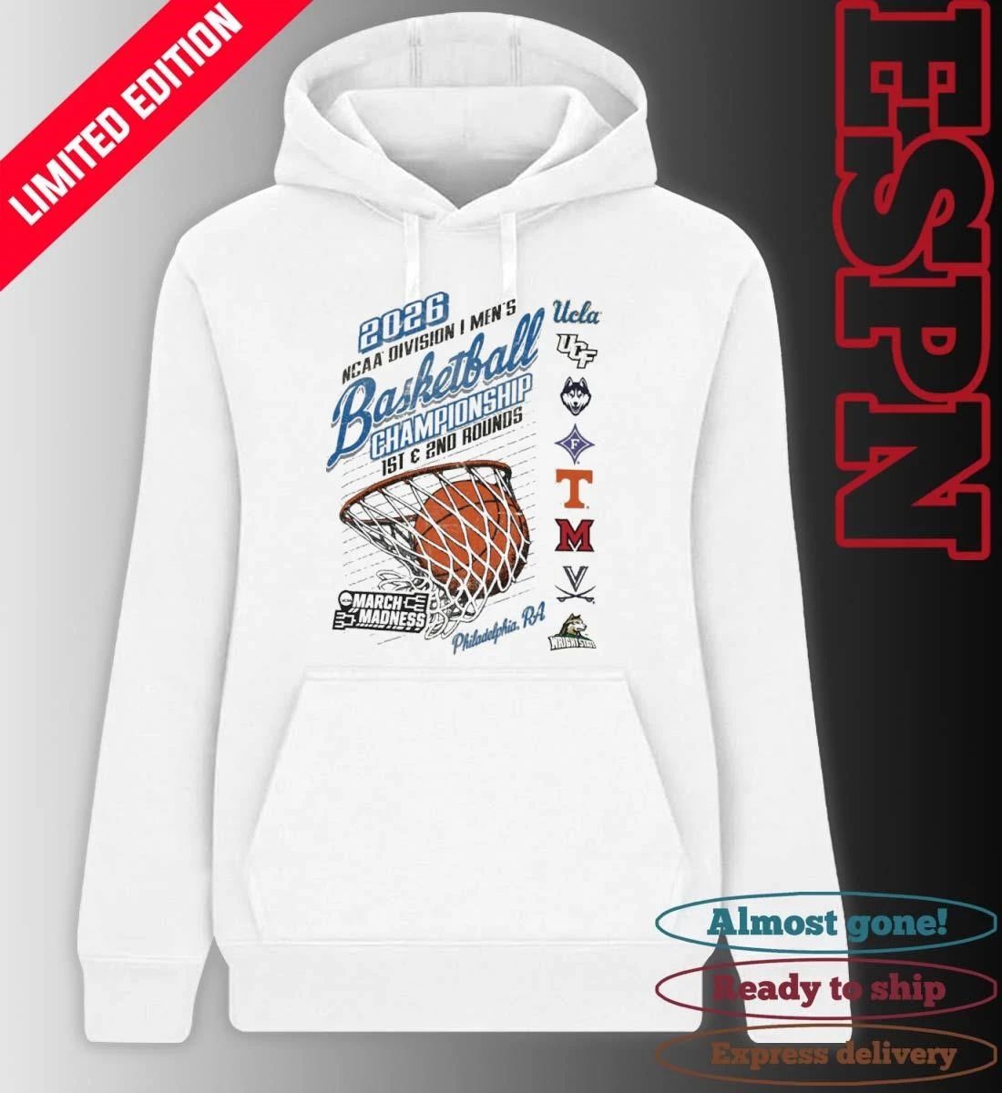 Philadelphia, PA 2026 NCAA DI Men’s Basketball Championship – 1st, 2nd Rounds Shirt
