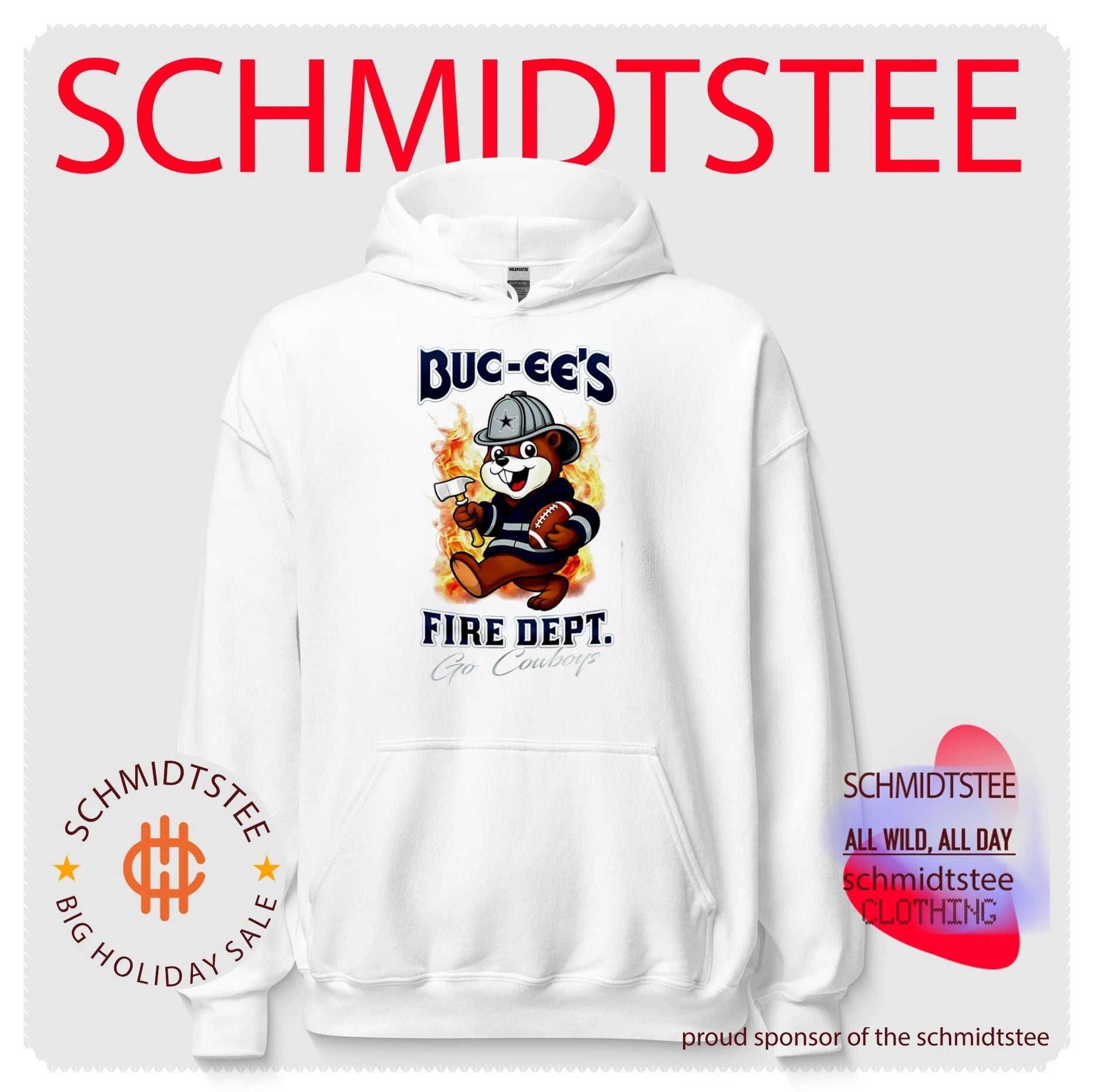 Dallas Cowboys Buc-Ee’s Fire Dept go Bears Firefighter Strong shirt