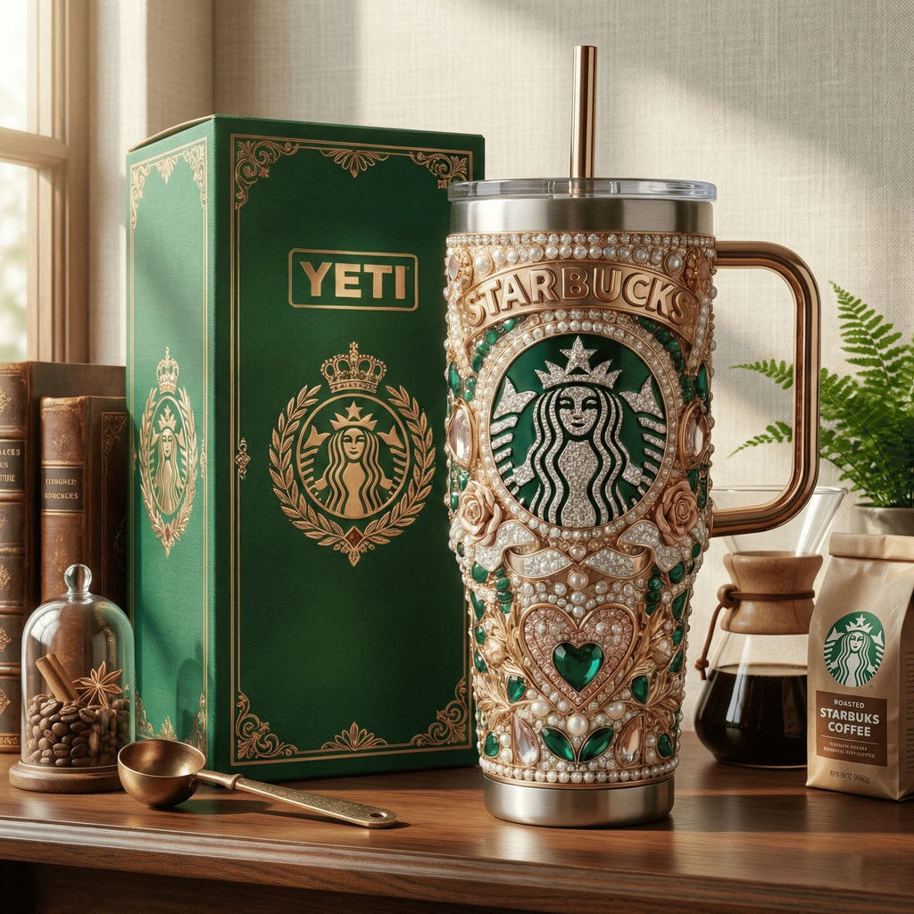 Starbucks Royal Jeweled YETI Tumbler