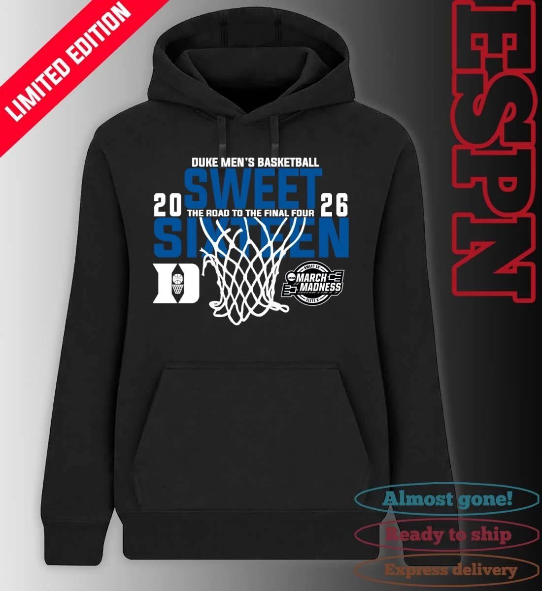 Duke Men’s Basketball 2026 Sweet Sixteen The Road To The Final Four Shirt