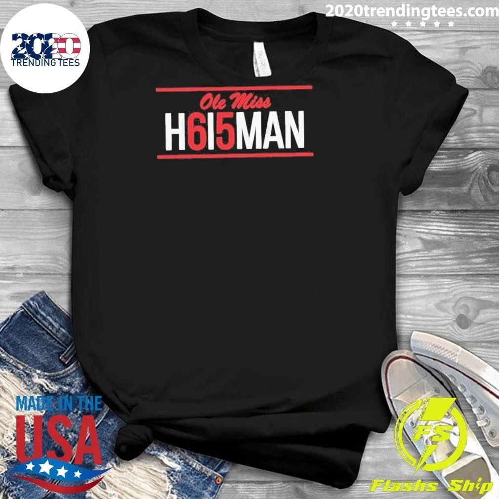 Ole Miss H615MAN Heisman College Football Shirt