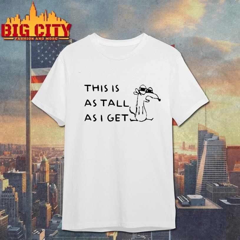 This Is As Tall As I Get Funny Rat Doodle Graphic T shirt