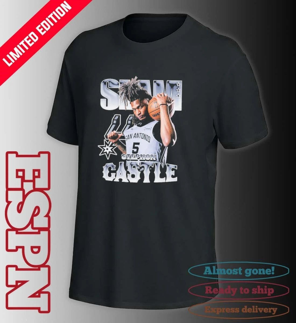 SLAM Stephon Castle San Antonio Spurs Shirt