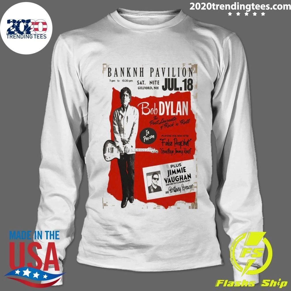 Bob Dylan BankNH Pavilion in Gilford, New Hampshire July 18 2026 Shirt
