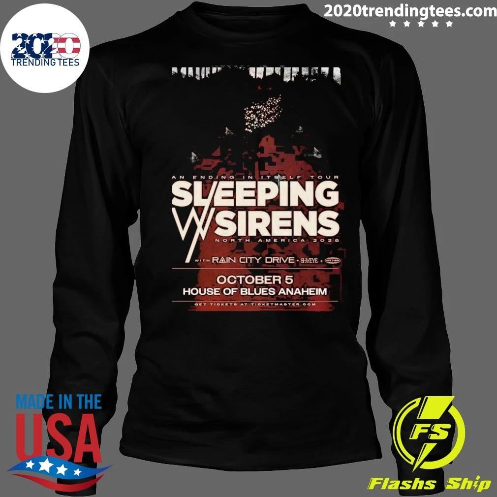 An Ending In Itself Tour Sleeping Sirens North America 2026 Shirt