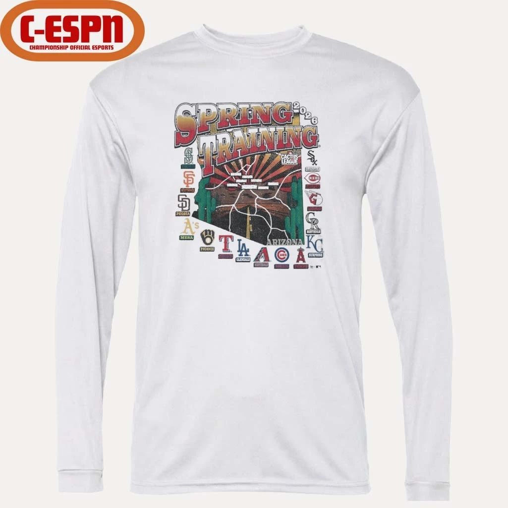 All Teams Spring Training 2026 MLB AZ Cactus League T-Shirt