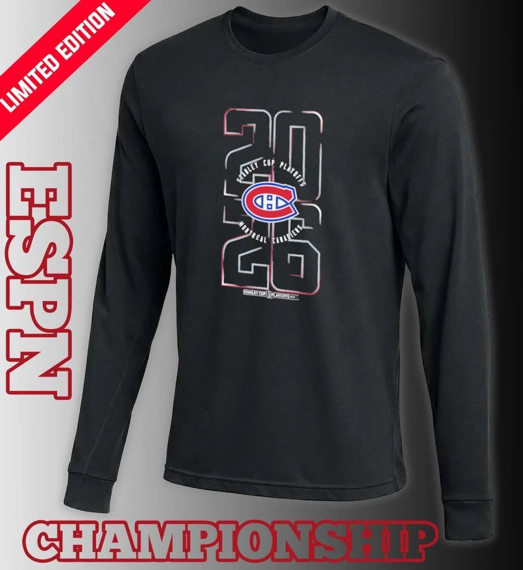 Montreal Canadiens 2026 Stanley Cup Playoffs Bold T-Shirt