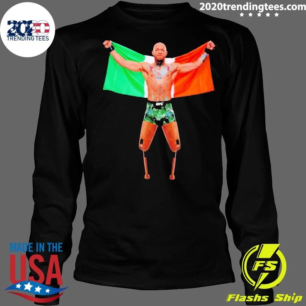 Conor Mcgregor One Minute Man prosthetic leg shirt