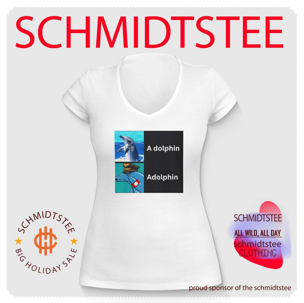 A Dolphin and Adolphin pun wordplay animal meme shirt
