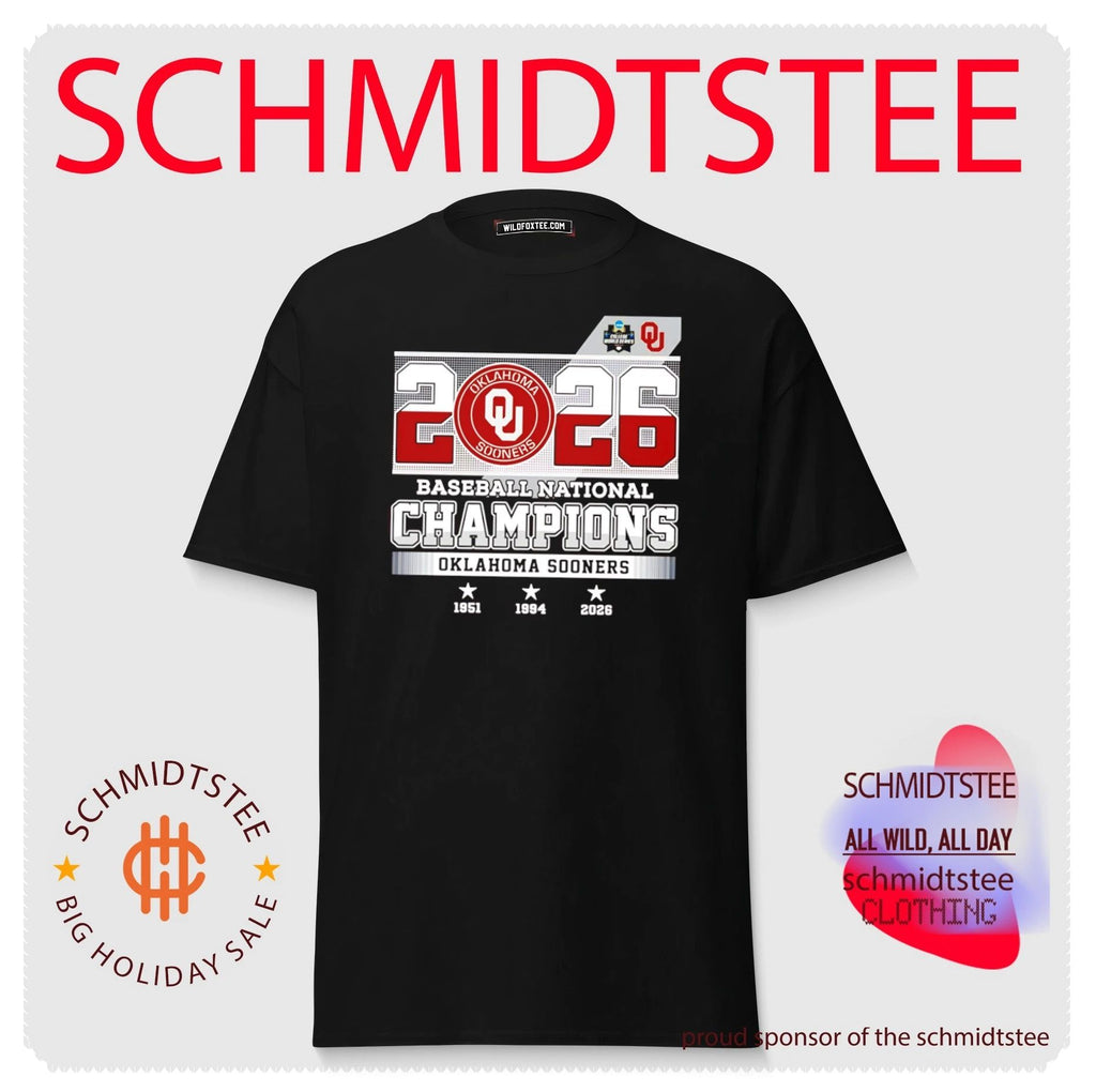 Oklahoma Sooners 2026 Baseball National Champions shirt