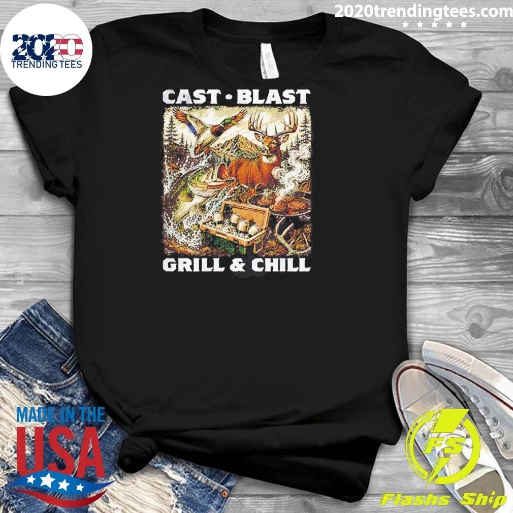 Cast Blast Grill & Chill Vintage Shirt