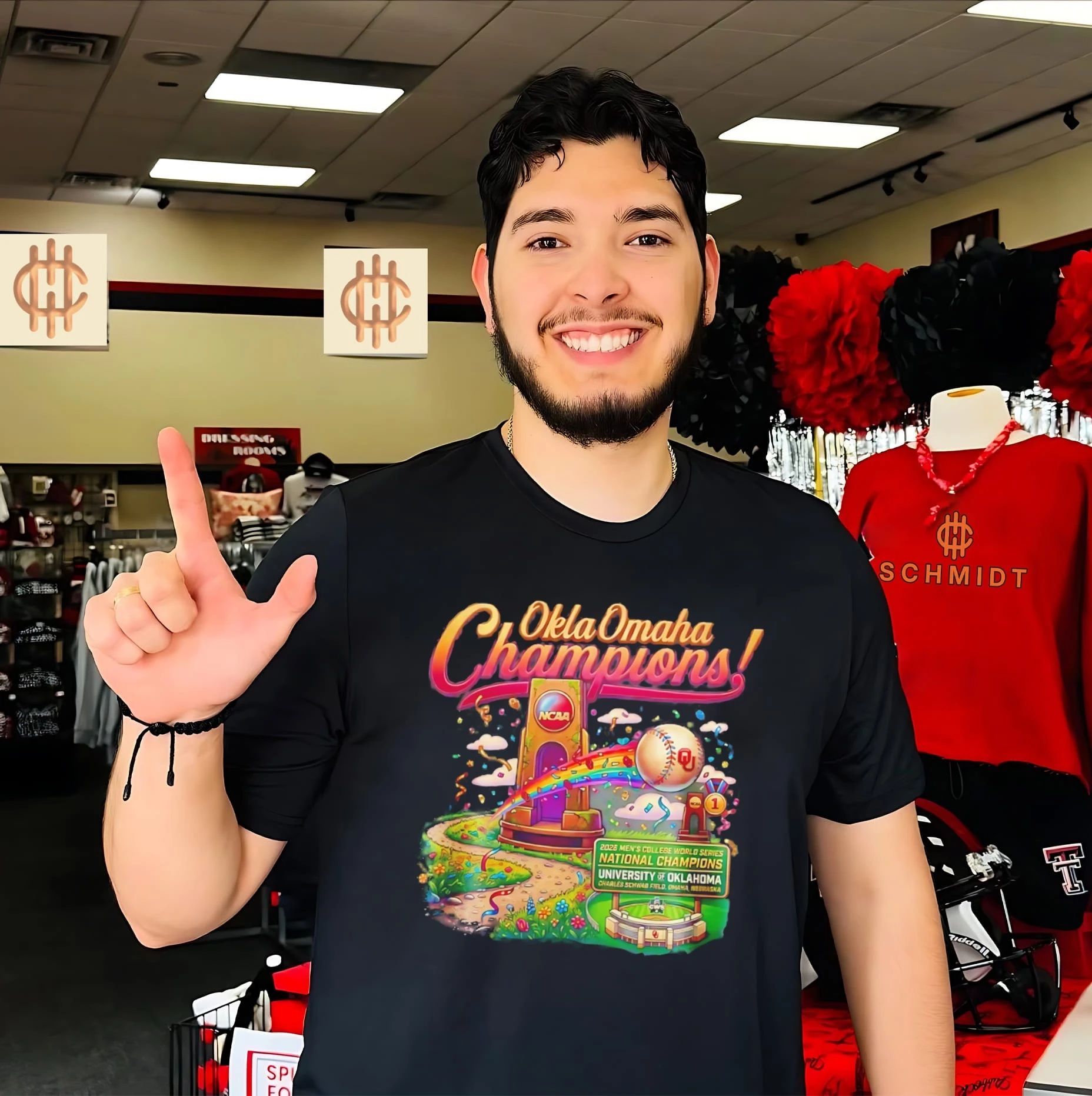 2026 Oklahoma Sooners Men’s College World Series National Champions shirt
