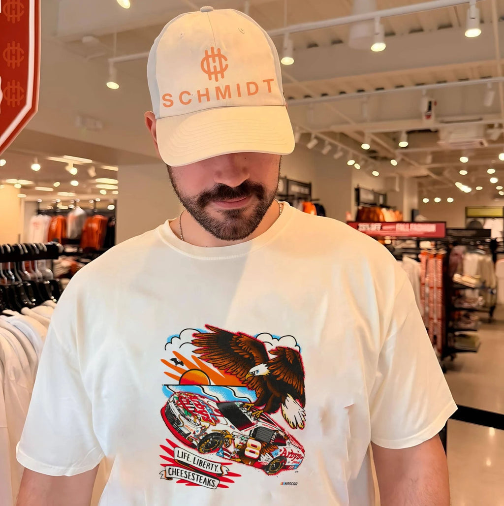 Sammy Smith Arby’s NASCAR Life Liberty Cheesesteaks shirt