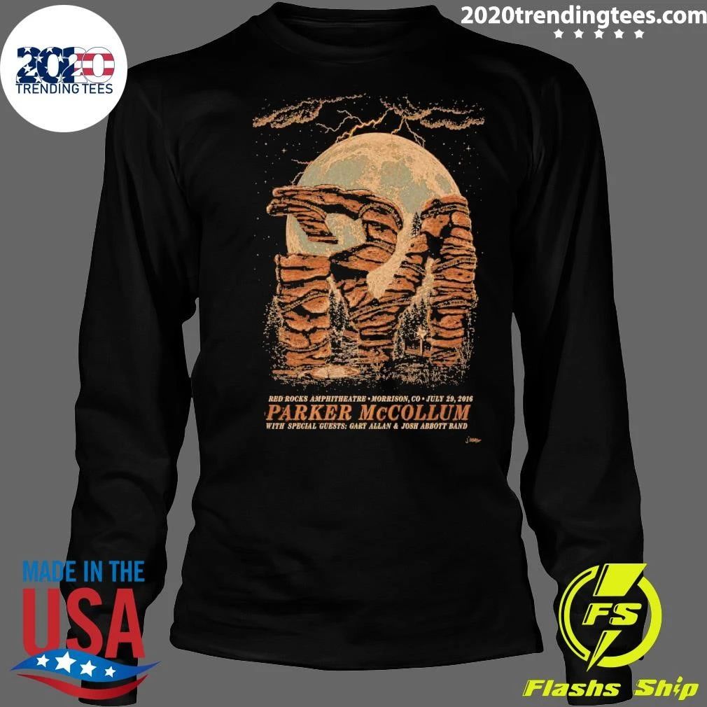 Parker Mccollum Red Rocks Poster 2026 Shirt