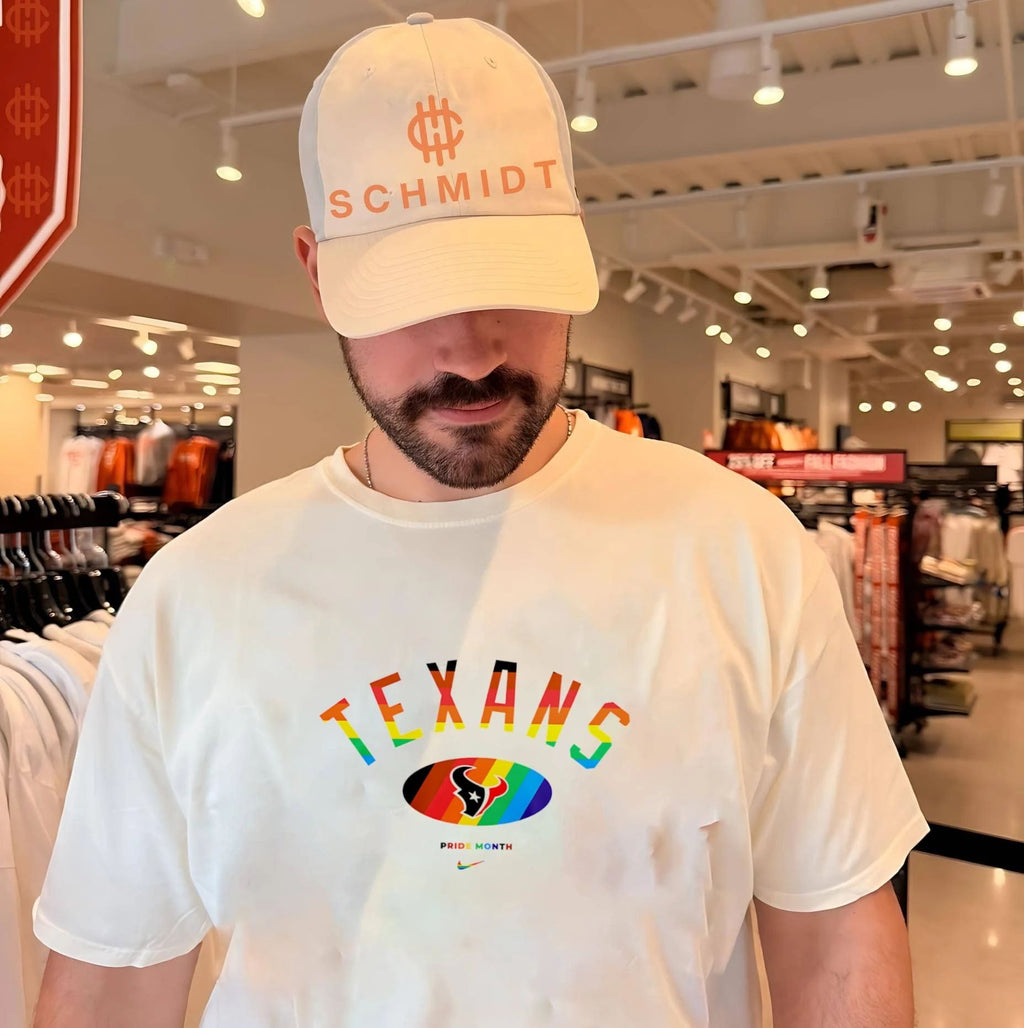 Houston Texans Pride Month Rainbow logo shirt
