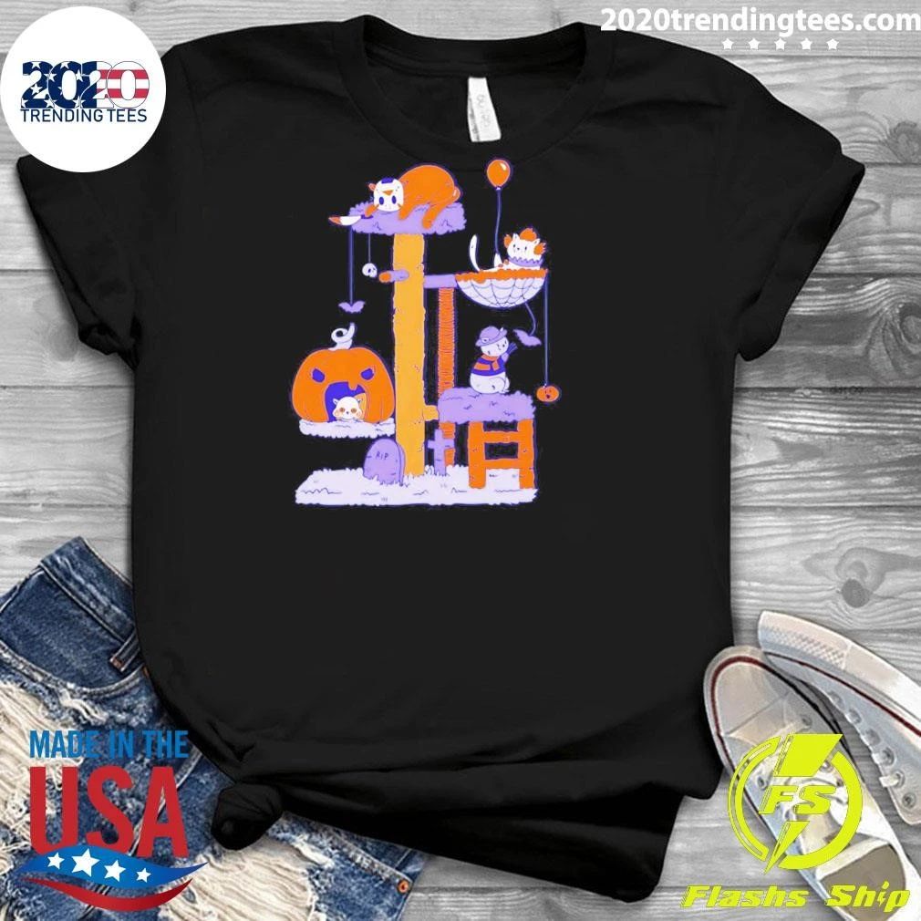 Cat Horror Icons Cat Tree shirt
