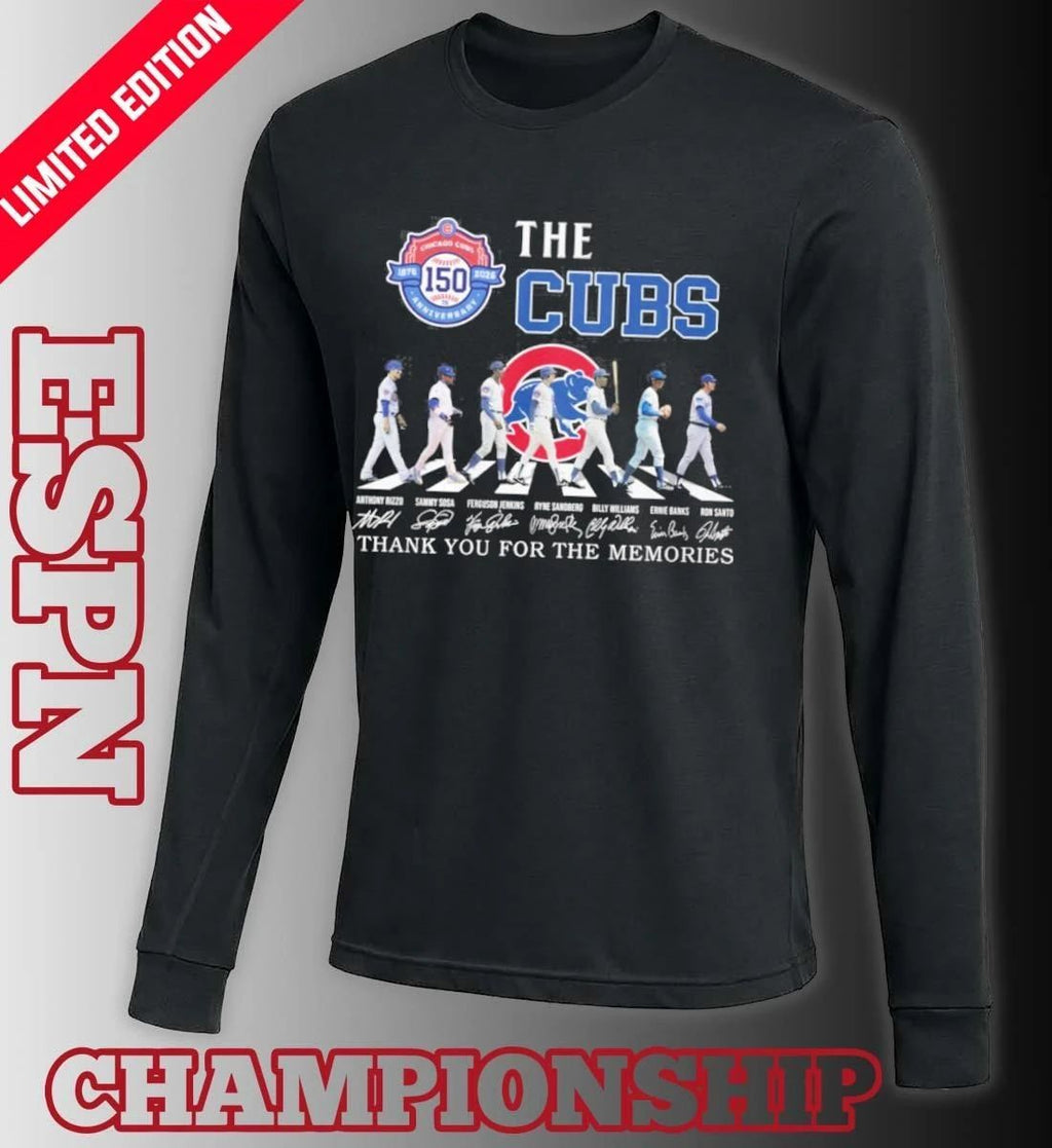 Chicago Cubs Abbey Road 150th Anniversary 1876-2026 Shirt