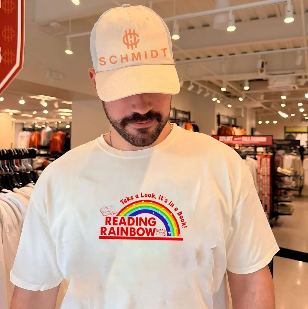 Rainbow take a look it’s in a book reading bookworm shirt