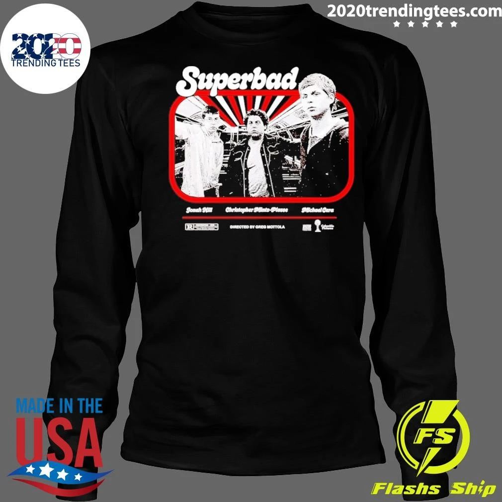 Superbad Jonah Hill Christopher Mintz-Plasse and Michael Cera Retro Movie Shirt