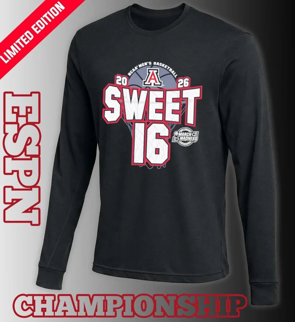 Arizona Wildcats Men’s Basketball Sweet 16 Shirt