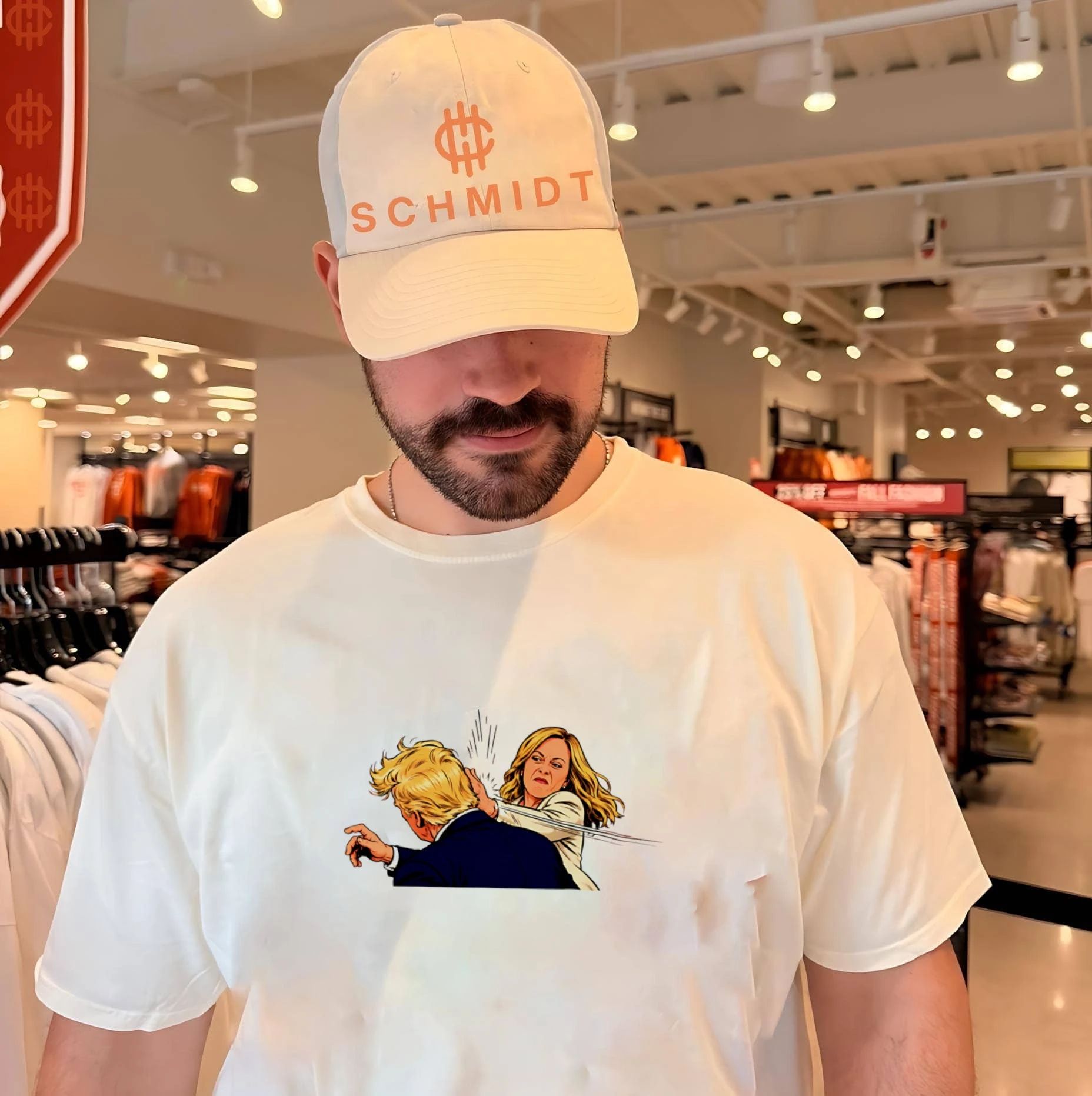 Kamala Harris Slapping Donald Trump Meme shirt
