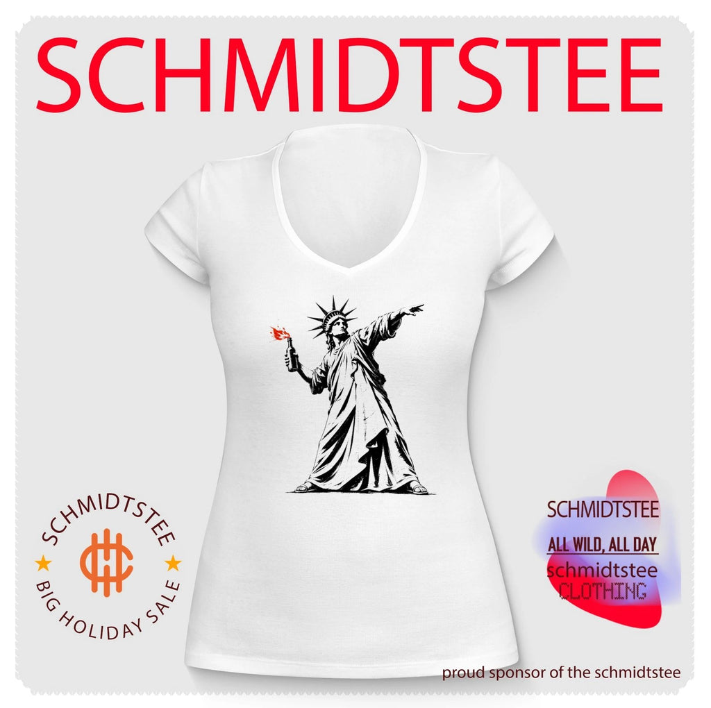 Liberty Unleashed Statue of Liberty Molotov Cocktail shirt
